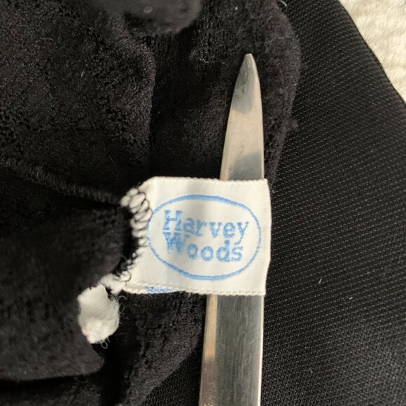 Vintage 90s Slip Dress Small Black Babydoll Short Lingerie Nightgown - Picture 10 of 16